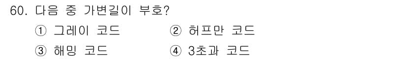 방송통신기사(구) 2016년 60번 - 정답과 핵심 포인트를 검수 중인 기출문제