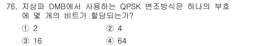 방송통신기사(구) 2016년 76번 - 정답과 핵심 포인트를 검수 중인 기출문제