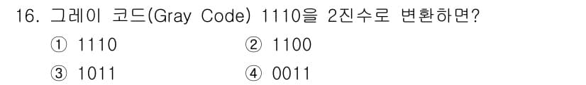 방송통신기사 2016년 16번 - 정답과 핵심 포인트를 검수 중인 기출문제