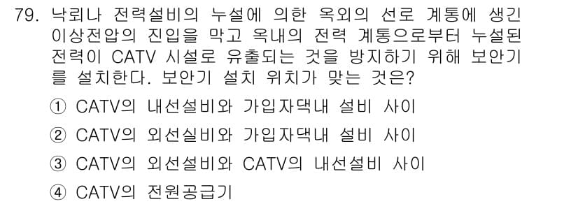 방송통신기사 2016년 79번 - 정답과 핵심 포인트를 검수 중인 기출문제