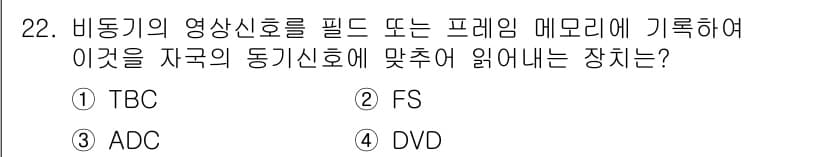방송통신기사(구) 2021년 22번 - 정답과 핵심 포인트를 검수 중인 기출문제