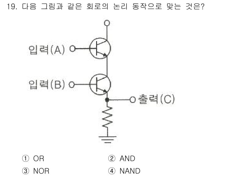 방송통신기사 2021년 19번 - 정답과 핵심 포인트를 검수 중인 기출문제