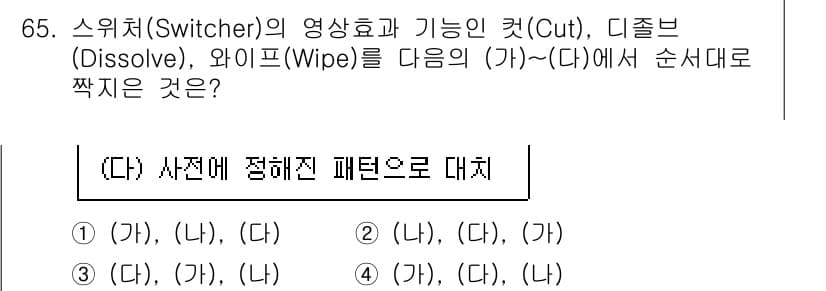 방송통신기사(구) 2022년 65번 - 정답과 핵심 포인트를 검수 중인 기출문제