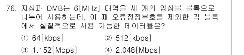 방송통신기사(구) 2022년 76번 - 정답과 핵심 포인트를 검수 중인 기출문제