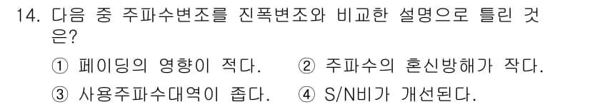 방송통신기사 2022년 14번 - 정답과 핵심 포인트를 검수 중인 기출문제