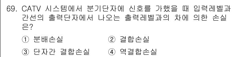 방송통신기사 2022년 69번 - 정답과 핵심 포인트를 검수 중인 기출문제