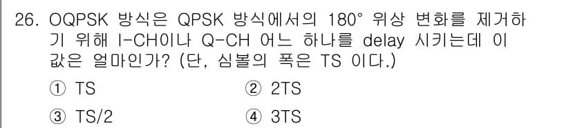 무선설비산업기사 2023년 26번 - 정답과 핵심 포인트를 검수 중인 기출문제