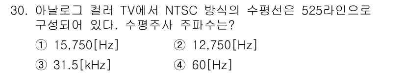 방송통신산업기사(구) 2018년 30번 - 정답과 핵심 포인트를 검수 중인 기출문제