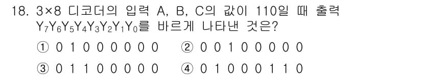 방송통신산업기사 2018년 18번 - 정답과 핵심 포인트를 검수 중인 기출문제