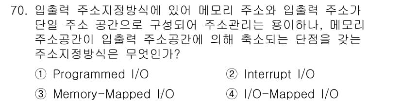 방송통신산업기사(구) 2019년 70번 - 정답과 핵심 포인트를 검수 중인 기출문제