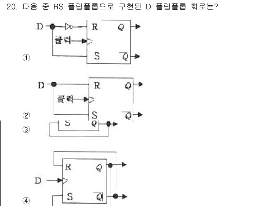 방송통신산업기사(구) 2022년 20번 - 정답과 핵심 포인트를 검수 중인 기출문제