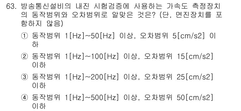 방송통신산업기사(구) 2023년 63번 - 정답과 핵심 포인트를 검수 중인 기출문제