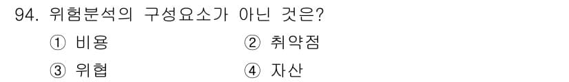 정보보안기사 2022년 94번 - 정답과 핵심 포인트를 검수 중인 기출문제