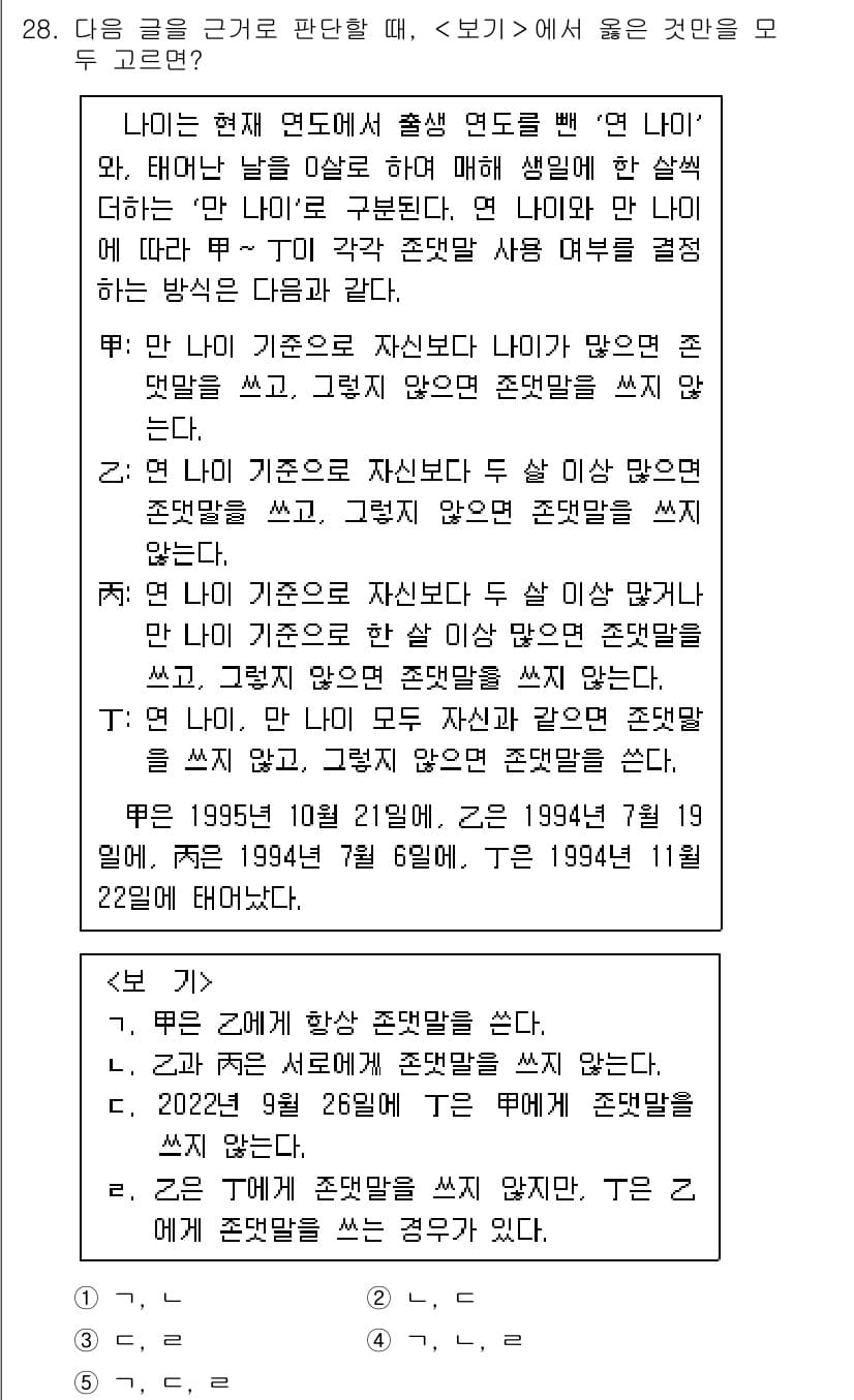PSAT_상황판단 2023년 30번 - 정답과 핵심 포인트를 검수 중인 기출문제