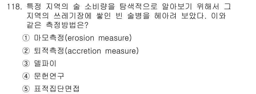 경영지도사_1차 2023년 118번 - 정답과 핵심 포인트를 검수 중인 기출문제