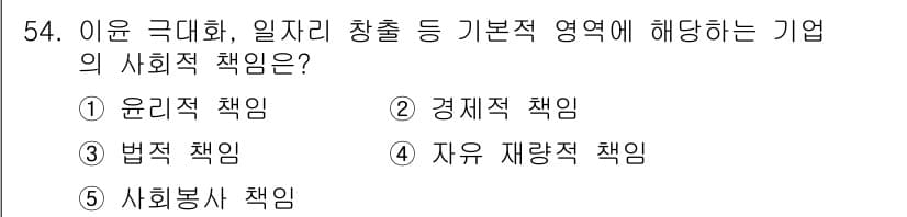경영지도사_1차 2023년 54번 - 정답과 핵심 포인트를 검수 중인 기출문제