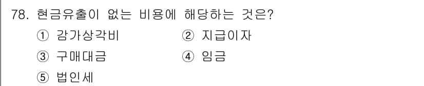 경영지도사_1차 2023년 78번 - 정답과 핵심 포인트를 검수 중인 기출문제