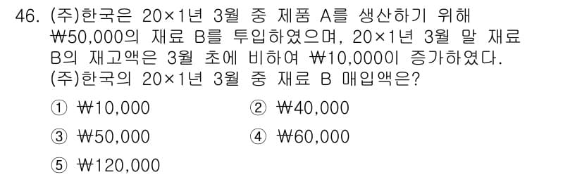 경영지도사_1차_2교시(구) 2023년 46번 - 정답과 핵심 포인트를 검수 중인 기출문제