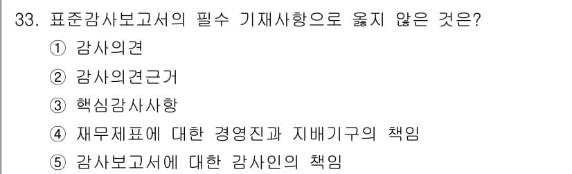 경영지도사_1차_2교시 2023년 33번 - 정답과 핵심 포인트를 검수 중인 기출문제
