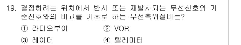육상무선통신사 2015년 19번 - 정답과 핵심 포인트를 검수 중인 기출문제