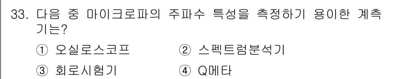 육상무선통신사 2015년 33번 - 정답과 핵심 포인트를 검수 중인 기출문제