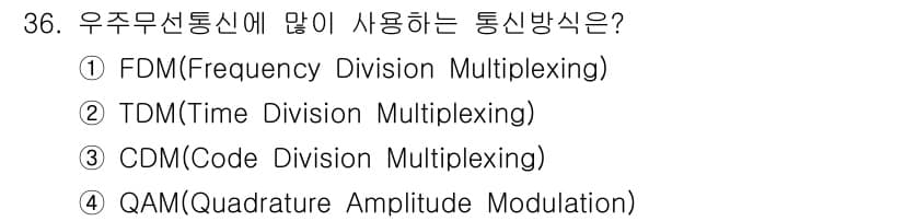 항공무선통신사 2023년 36번 - 정답과 핵심 포인트를 검수 중인 기출문제
