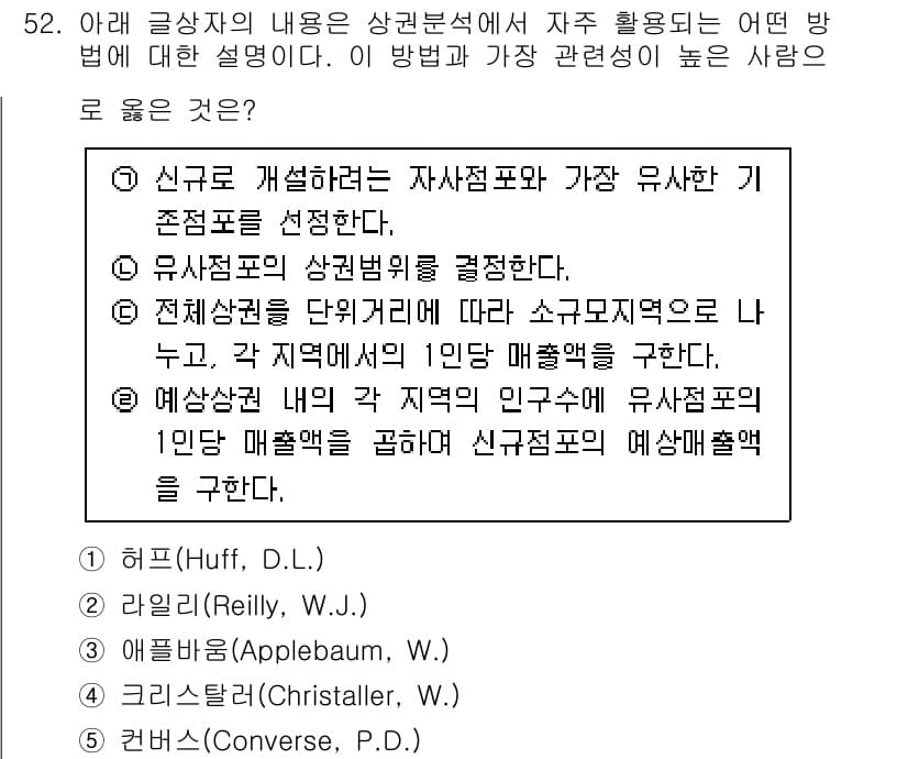 유통관리사_1급 2023년 52번 - 정답과 핵심 포인트를 검수 중인 기출문제