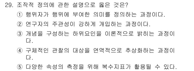 청소년상담사_2급(1교시)(구) 2023년 29번 - 조직적 정의는 "행위자가 행위에 부여한 의미를 정義하는 과정"으로, 이는... 에 관한 핵심 기출문제
