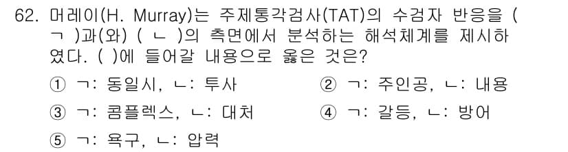 청소년상담사_2급(1교시)(구) 2023년 62번 - 정답과 핵심 포인트를 검수 중인 기출문제