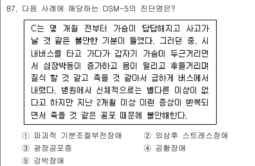 청소년상담사_2급(1교시) 2023년 87번 - 정답과 핵심 포인트를 검수 중인 기출문제