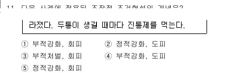 청소년상담사_3급(2교시) 2023년 11번 - 정답과 핵심 포인트를 검수 중인 기출문제