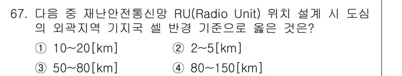 무선설비기사 2023년 67번 - 정답과 핵심 포인트를 검수 중인 기출문제