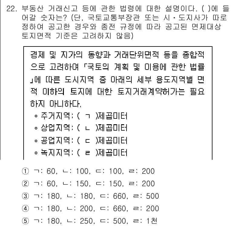 공인중개사_2차 2022년 22번 - 정답과 핵심 포인트를 검수 중인 기출문제