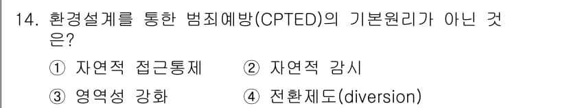 경비지도사_2차(범죄학) 2023년 14번 - 정답과 핵심 포인트를 검수 중인 기출문제