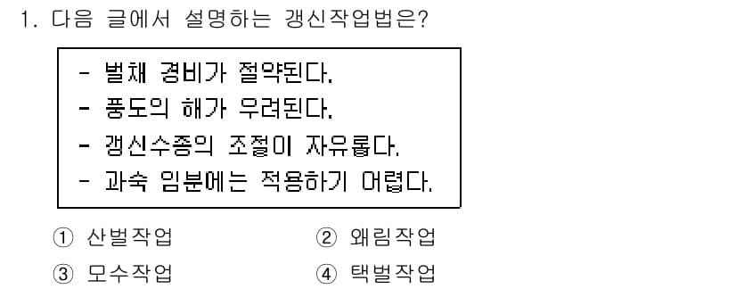 9급_국가직_공무원_조림 2023년 1번 - 정답과 핵심 포인트를 검수 중인 기출문제