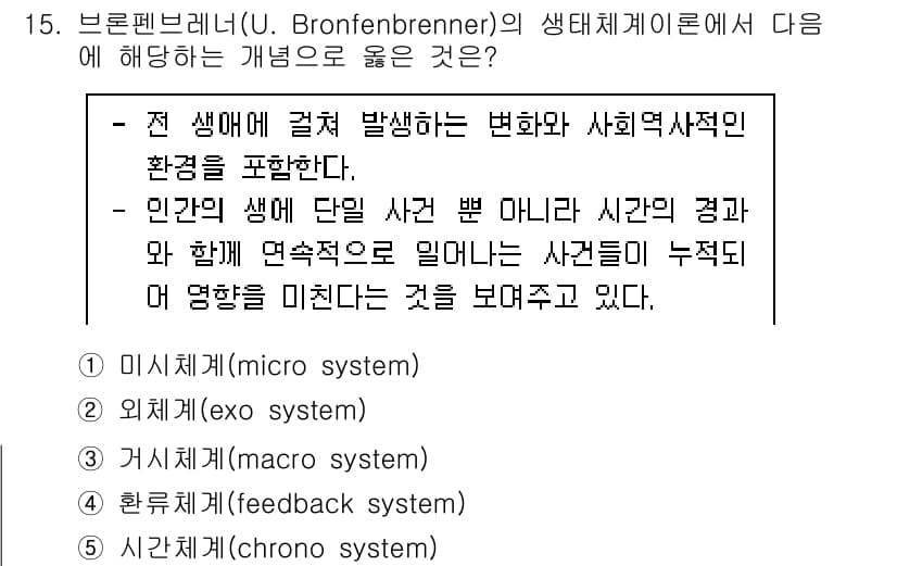 사회복지사_1급(1교시)(구) 2024년 15번 - 정답과 핵심 포인트를 검수 중인 기출문제