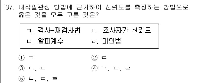 사회복지사_1급(1교시)(구) 2024년 37번 - 정답과 핵심 포인트를 검수 중인 기출문제