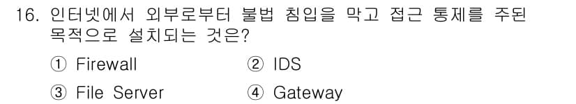 영상정보관리사 2021년 16번 - 정답과 핵심 포인트를 검수 중인 기출문제