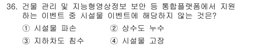 영상정보관리사 2022년 36번 - 정답과 핵심 포인트를 검수 중인 기출문제