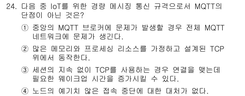 지능형홈관리사 2022년 24번 - 정답과 핵심 포인트를 검수 중인 기출문제
