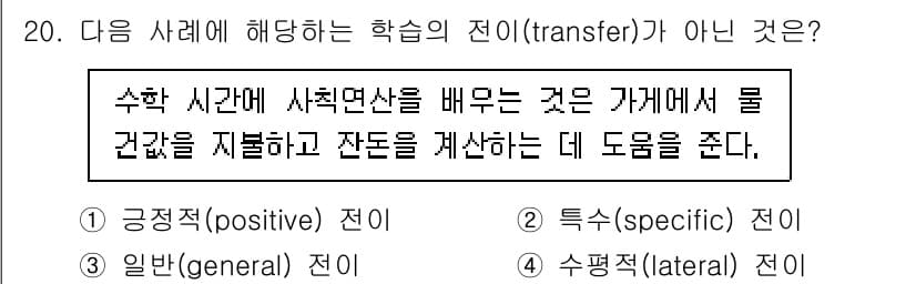 9급_지방직_공무원_교육학개론 2023년 20번 - 정답과 핵심 포인트를 검수 중인 기출문제