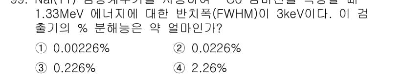 원자력기사 2023년 100번 - 정답과 핵심 포인트를 검수 중인 기출문제