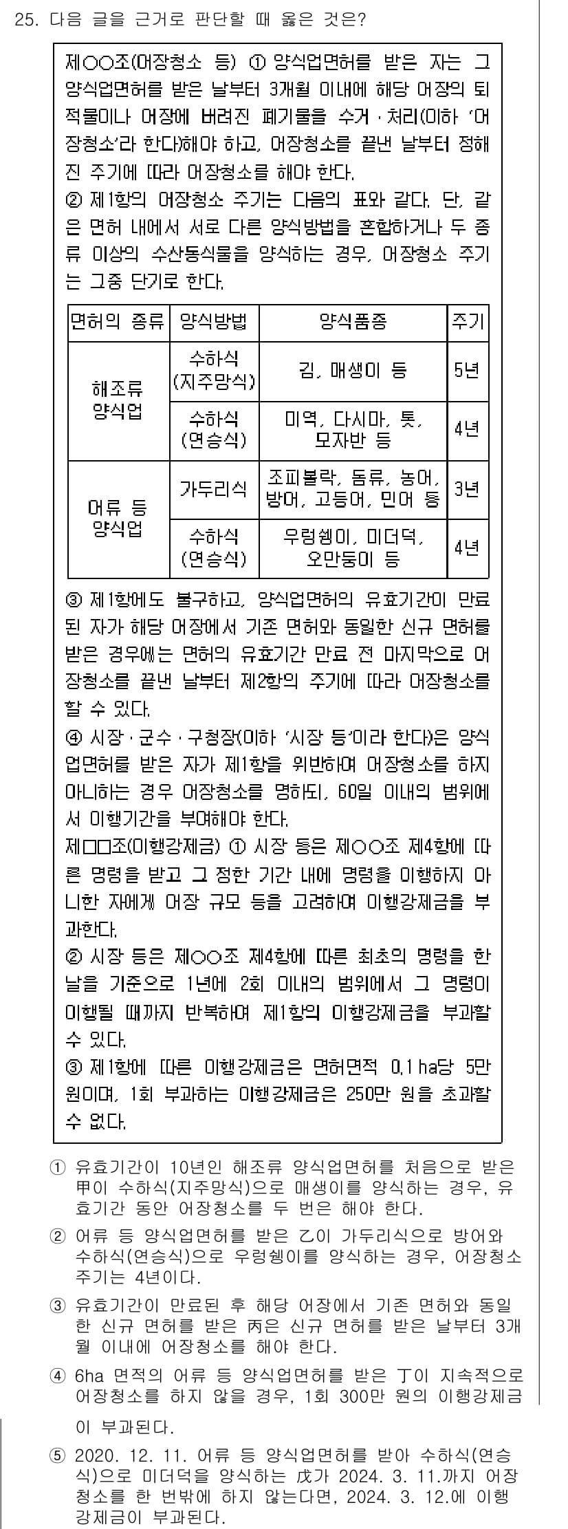 PSAT_상황판단 2024년 25번 - 정답과 핵심 포인트를 검수 중인 기출문제