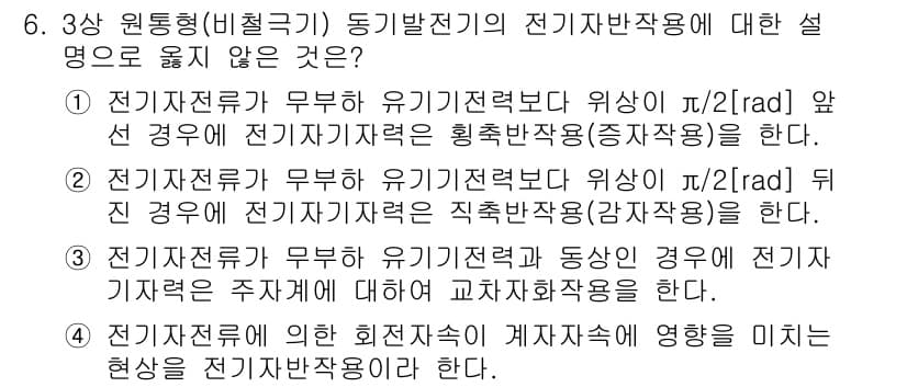 9급_국가직_공무원_전기기기 2024년 6번 - 정답과 핵심 포인트를 검수 중인 기출문제