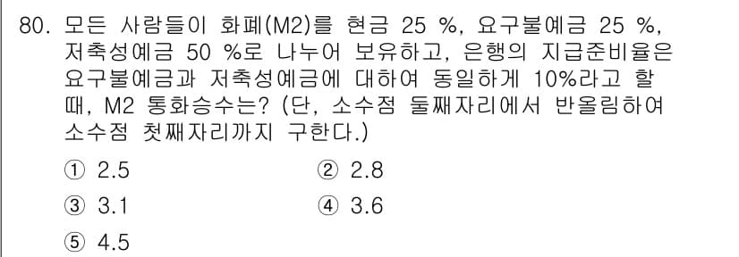 감정평가사_1차_1교시 2024년 80번 - 정답과 핵심 포인트를 검수 중인 기출문제