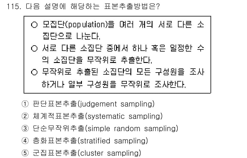 경영지도사_1차_1교시 2024년 115번 - 정답과 핵심 포인트를 검수 중인 기출문제