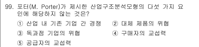 경영지도사_1차_2교시(구) 2024년 99번 - 정답과 핵심 포인트를 검수 중인 기출문제
