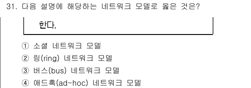 소방공무원(경력)_컴퓨터일반 2024년 31번 - 정답과 핵심 포인트를 검수 중인 기출문제