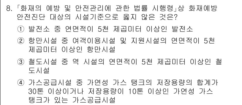 소방공무원(공개)_소방관계법규(구) 2024년 8번 - 정답과 핵심 포인트를 검수 중인 기출문제
