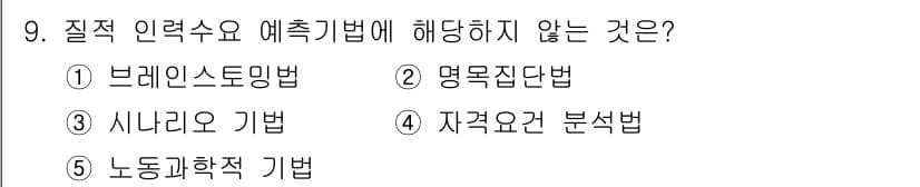 공인노무사_1차(경영학개론)(구) 2017년 9번 - 질적 접근 방법은 주로 비체계적이고 주관적인 데이터 수집을 통해 이루어집... 에 관한 핵심 기출문제